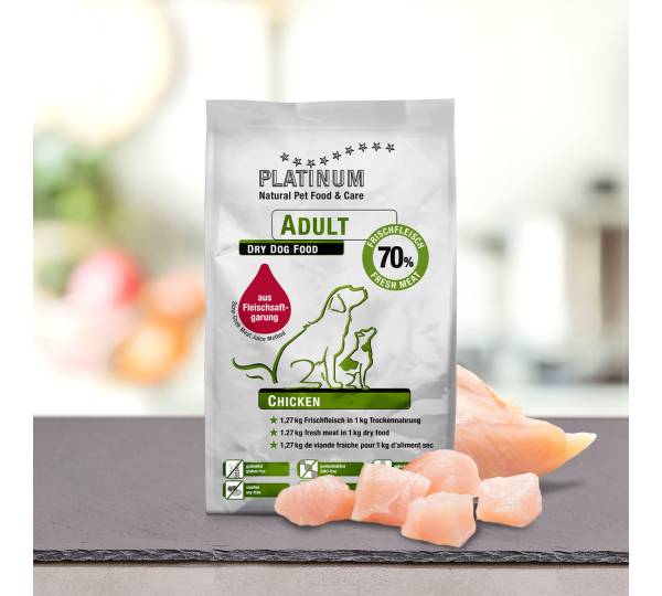 Platinum Adult Chicken im Test: 1,8 gut | Gutes Marken-Trockenfutter