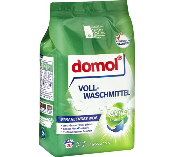Rossmann / Domol Vollwaschmittel im Test: 2,0 gut