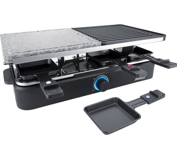 Steba RC58 Steengrill Gourmetset Voor 8 Personen - Vaatwasbestendig 37 X 23 Cm