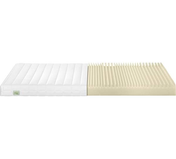 DREAMSTAR Easy Flex 7-zone matras 160 x 200 cm, H3 en H4, ergonomisch koudschuimmatras, hypoallergeen en antibacterieel, overtrek afneembaar en wasbaar, Oeko-Tex, (21 cm, 160 x 200 cm