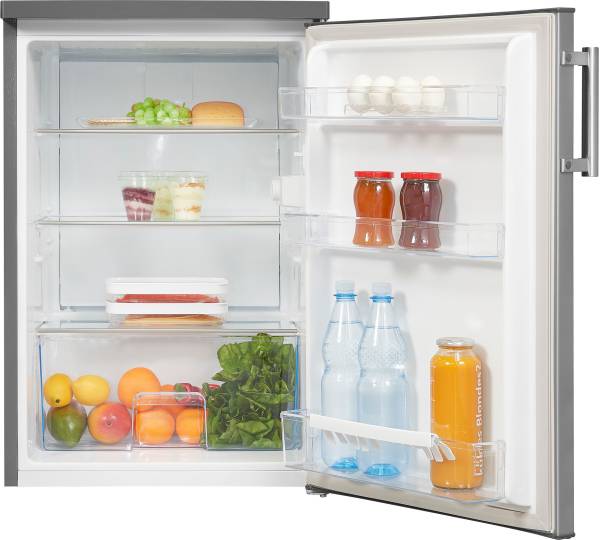 Exquisit KS16-V-H-010D: 1,6 gut | Einfach zu bedienender Standkühlschrank | Kühlschränke