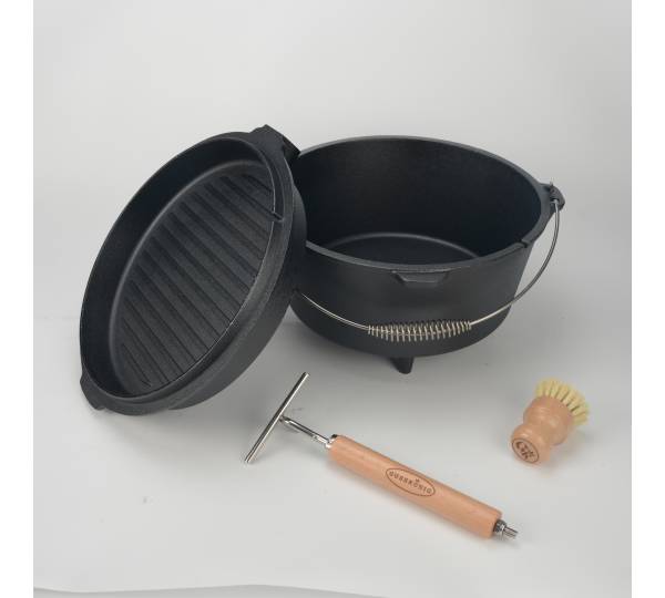 Gusskönig Dutch Oven mit Standfüßen (9 Liter): 1,3 sehr gut | Unsere Analyse zum Dutch Oven