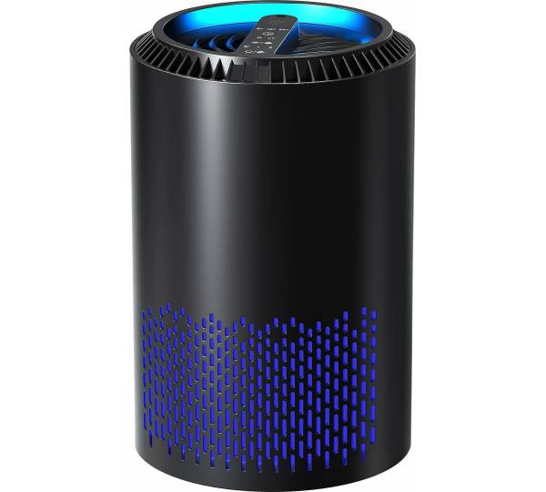 GOAMGE Luchtreiniger met HEPA-filter H13, drietraps, laag energieverbruik tot 5 W, stil 22 dB