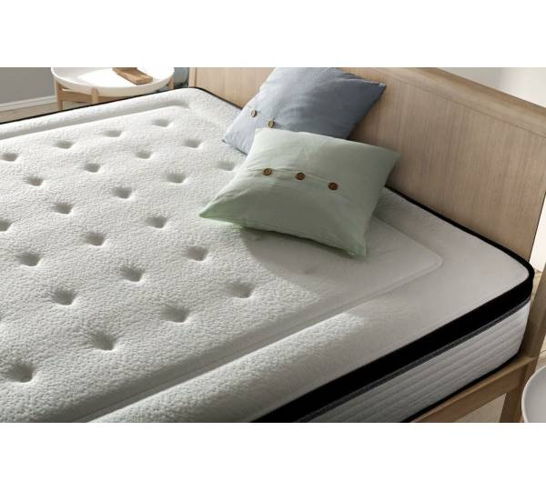 KUO Dream Memory Cell Plus Matratze – 30 Cm Hoch, 90x200 Cm, ViscoGel-Titan Mit Lendenwirbelstütze Für Erholsamen Schlaf