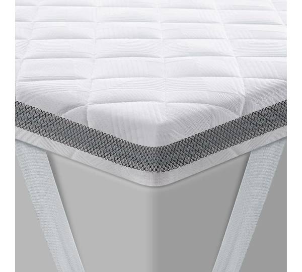 BedStory Topper 10 cm, 90 x 200 cm, H3/H4, matrastopper met gel