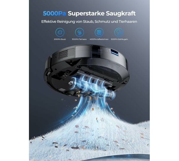 Ersatzteile Für Laresar Mars01 Saugroboter – Hauptbürste, Seitenbürsten & Filter Set
