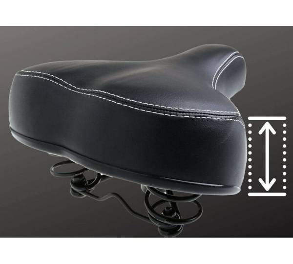Benson Komfort Gelsattel Fahrradsattel Mit Federung  Unisex Fr Damen &  Herren