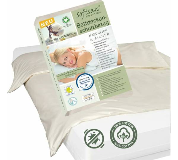 Softsan Sommerdecke Protect Bioactive 200x200 Cm – Für Allergiker Mit Milbenschutz