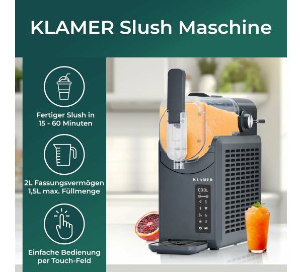 Klamer Slush Maschine im Test 2026: 1,0 sehr gut