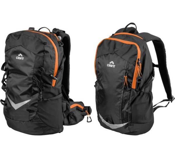 Lidl / Crivit Rucksack Wandern 25 L/20 L | Unsere Analyse zum Rucksack mit  Reflektoren