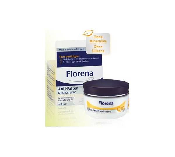 Florena Anti Falten Nachtcreme Mit Q10 Test Testberichte De