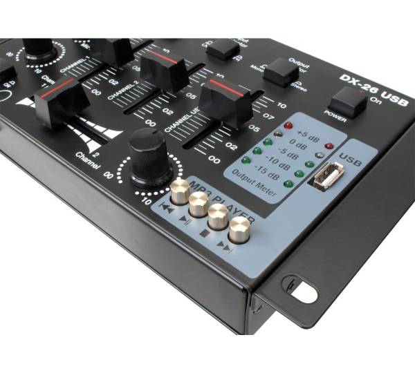 Pronomic DX-10 USB MKII Table De Mixage DJ Compacte Avec Bluetooth Et USB
