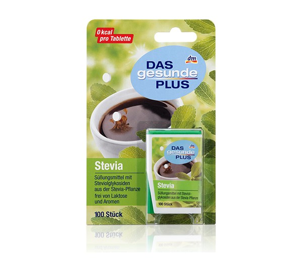 dm / Das gesunde Plus Stevia Tabletten Test Süßstoff