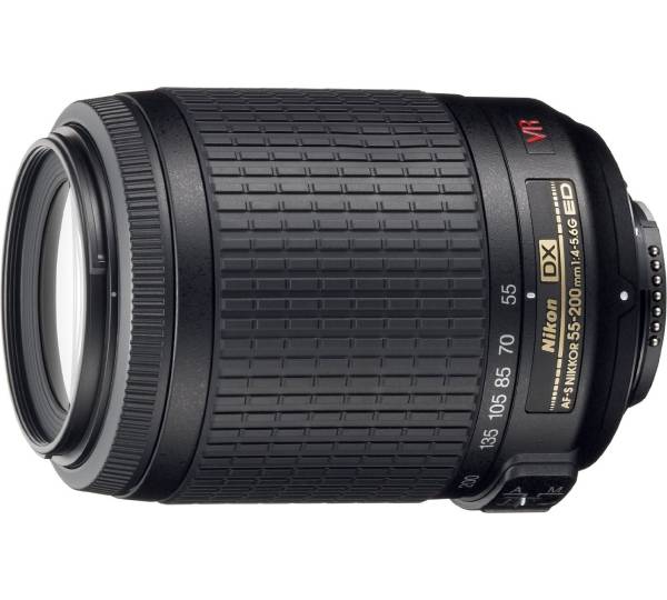 Nikon AF-S DX VR Zoom-Nikkor 55-200 mm 1:4-5,6G IF-ED im Test: 1,8