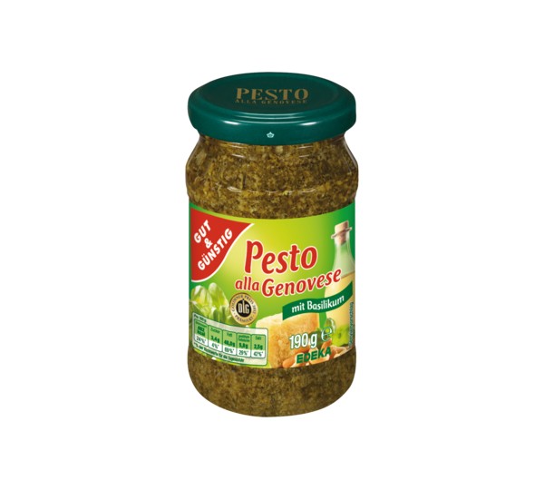 Edeka / Gut & Günstig Pesto alla Genovese Test Testberichte.de