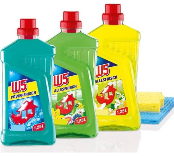 Lidl / W5 Allesfrisch Allzweckreiniger Zironenfrisch im Test: 2,3 gut