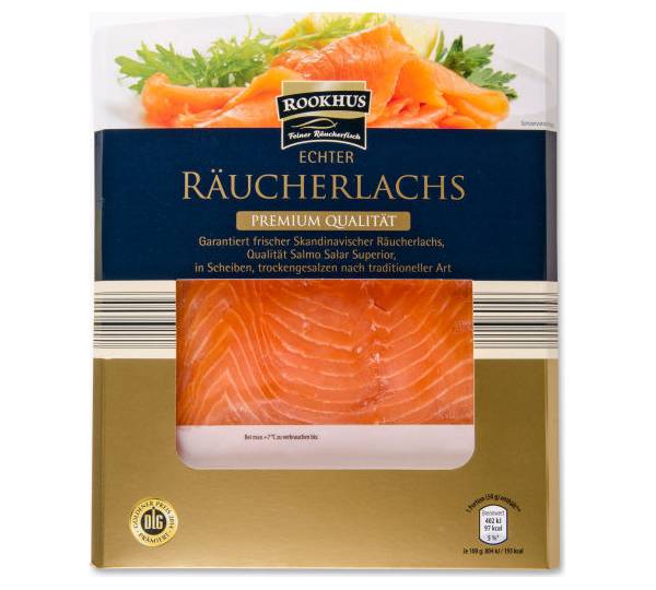 Aldi Nord / Rookhus Echter Räucherlachs Test Testberichte.de