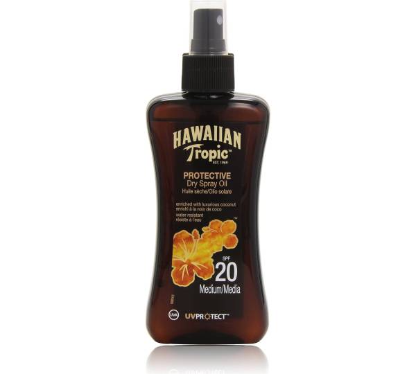 Hawaiian Tropic Protective Dry Spray Oil LSF 20 1,8 gut Pflegender