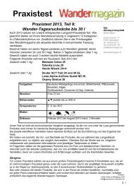 Wandermagazin: Praxistest 2013, Teil 9: Wander-Tagesruchsäcke bis 30 l (Ausgabe: Nr. 173 (November/Dezember 2013))