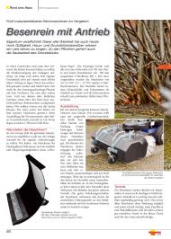 Heimwerker Praxis: Besenrein mit Antrieb (Ausgabe: 2/2014 (März/April))