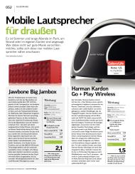 Galaxy Life: Mobile Lautsprecher für draußen (Ausgabe: 5/2013 (September/Oktober))