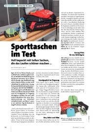 RUNNING: Sporttaschen im Test (Ausgabe: 2)