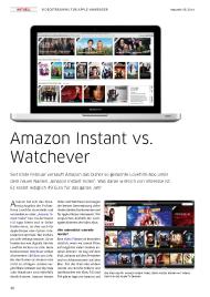 Macwelt: Amazon Instant vs. Watchever (Ausgabe: 5)