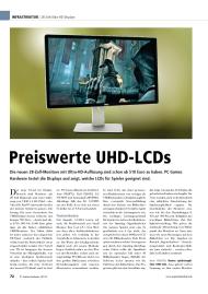 PC Games Hardware: Preiswerte UHD-LCDs (Ausgabe: 7)