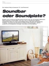 Heimkino: Soundbar oder Soundplate? (Ausgabe: 7-8/2014)