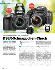 DigitalPHOTO: DSLR-Schnäppchen-Check (Ausgabe: 6)