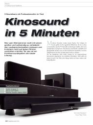 Heimkino: Kinosound in 5 Minuten (Ausgabe: 5-6/2014)