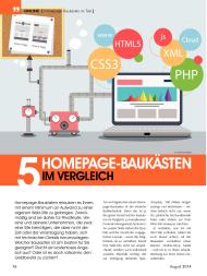 PC NEWS: 5 Homepage-Baukästen im Vergleich (Ausgabe: 5)