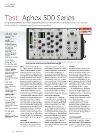 Beat: Aphex 500 Series (Ausgabe: 8)