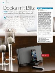 PAD & PHONE: Docks mit Blitz (Ausgabe: 10-11/2013 (Oktober/November))