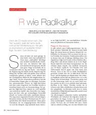 FIDELITY: R wie Radikalkur (Ausgabe: 3/2013 (Mai/Juni))