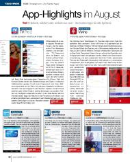 SFT-Magazin: App-Highlights im August (Ausgabe: 8)