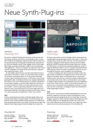 Beat: Neue Synth-Plug-ins (Ausgabe: 9)