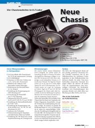 Klang + Ton: Neue Chassis (Ausgabe: 4)