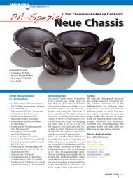 Klang + Ton: Neue Chassis (Ausgabe: 6/2013 (Oktober/November))