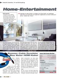 Hifi- & TV-Kabel: Home-Entertainment (Ausgabe: 1/2012 (Januar-März 2013))