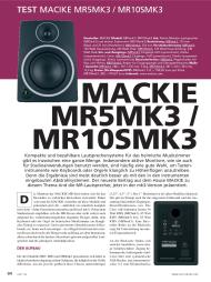OKEY: Mackie MR5MK3 / MR10SMK3 (Ausgabe: Nr. 120 (September/Oktober 2014))