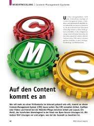 Internet Magazin: Auf den Content kommt es an (Ausgabe: 8)