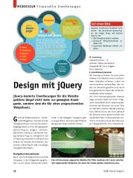 Internet Magazin: Design mit jQuery (Ausgabe: 5)