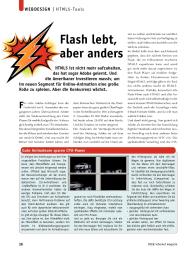 Internet Magazin: Flash lebt, aber anders (Ausgabe: 5)