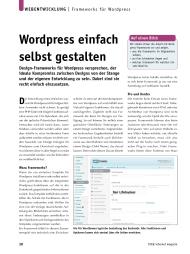 Internet Magazin: Wordpress einfach selbst gestalten (Ausgabe: 10)