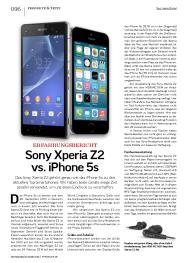 iPhone Life: Sony Xperia Z2 vs. iPhone 5s (Ausgabe: 5)