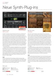Beat: Neue Synth-Plug-ins (Ausgabe: 11)
