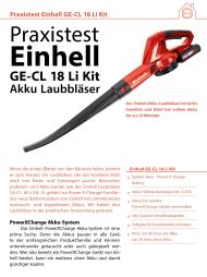 Technik zu Hause.de: Einhell GE-CL 18 Li Kit ({0} Produkte)