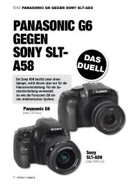 FOTOHITS: Panasonic G6 gegen Sony SLT-A58 (Ausgabe: 7-8/2013)