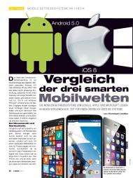 e-media: Vergleich der drei smarten Mobilwelten (Ausgabe: 23)